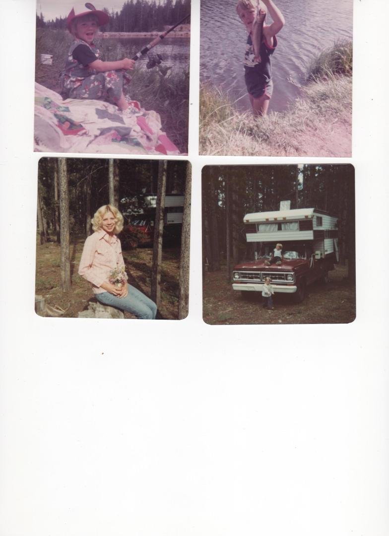 Camping and fishing at Miller Lake back in the day where the fires are now.