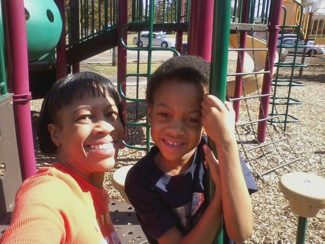 Last saturday at jewell park when it was nice outside