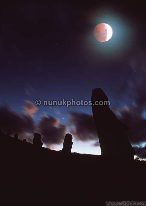 A lunar eclipse and the winter solltice both occur tonight! N. America can watch the whole process between 3 and 5am towards the northern sky. Maybe a gaggle if geese might also grace the sky as well! As Joni
wrote so poet