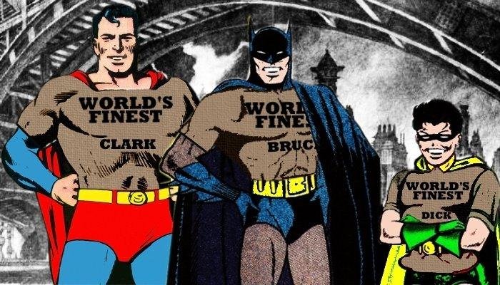 Non-controversial Batman opinion: this should be the poster for a Superman/Batman & Robin team-up movie.