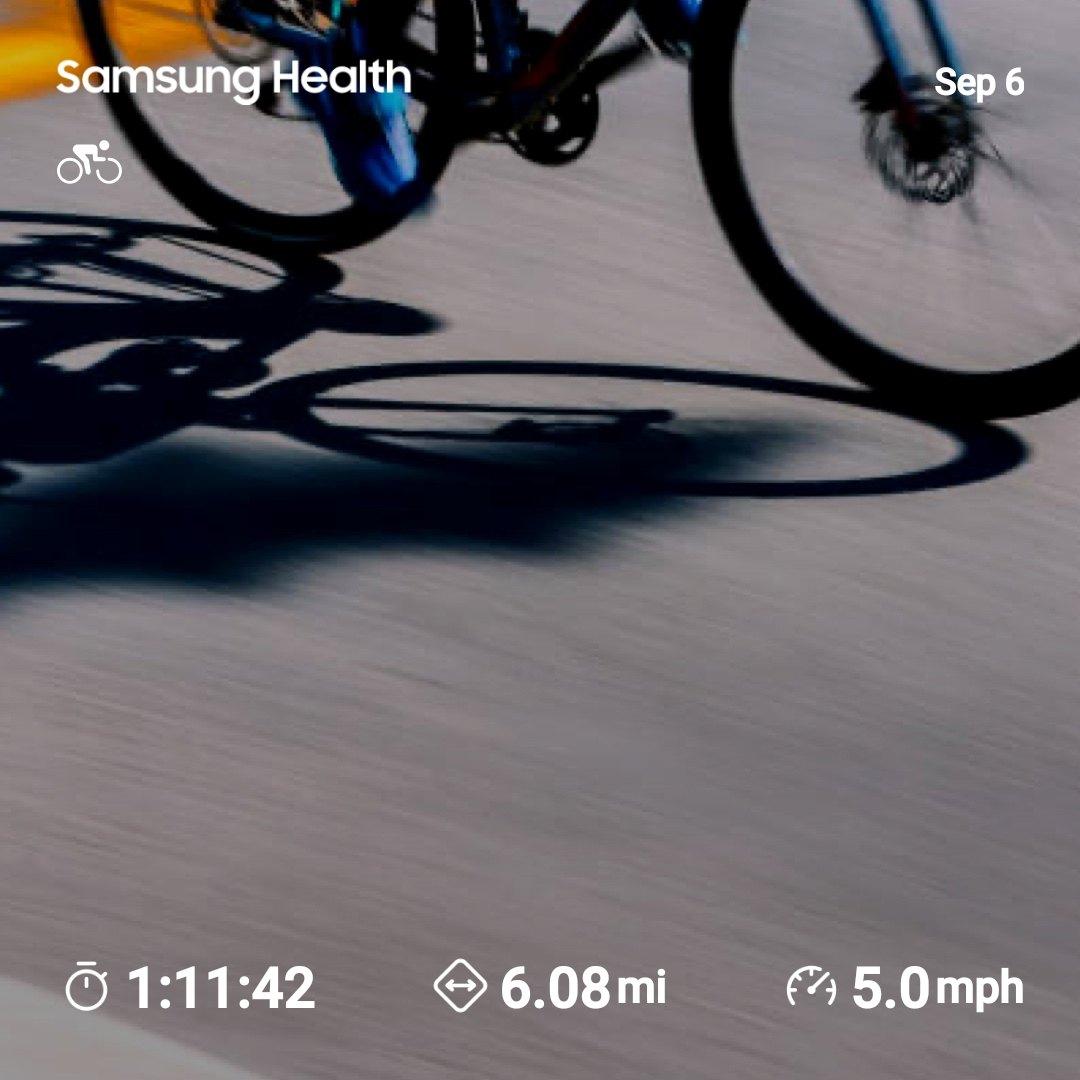 OK, Sooooo, in tribute to the awesome guys at #jerseybents thank you for helping me get my legs back. Got in a nice smooth 6.08 mile ride around beautiful #eastelmtowne. Wait for me Lori Sekella. Here I come, boogity-boog