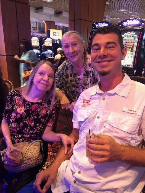 Me, my Son and his Grandma at Delta Down's.