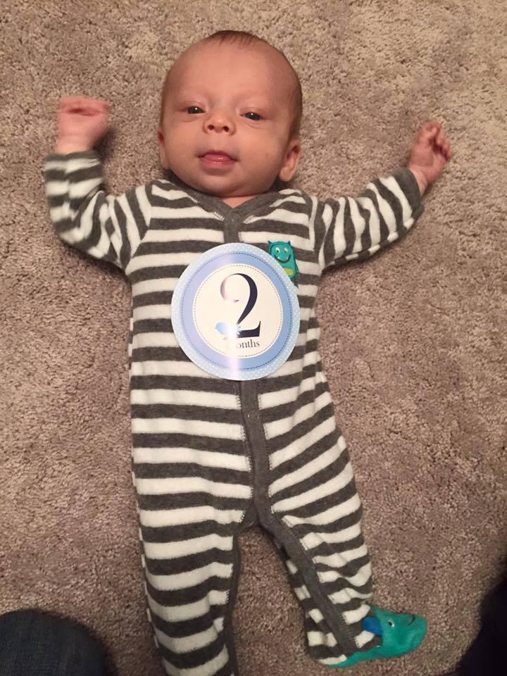 Here is a pic of my great nephew, he's 2 month old now. He soooo cute!