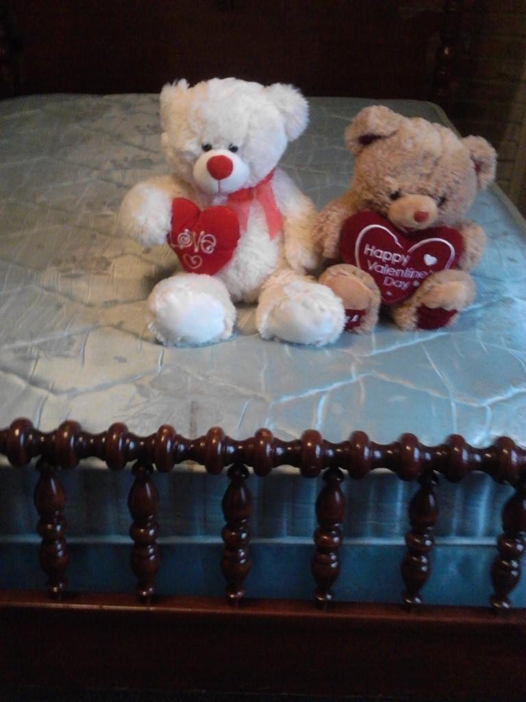 Look at My Val. Day stuff from my baby. I love her.