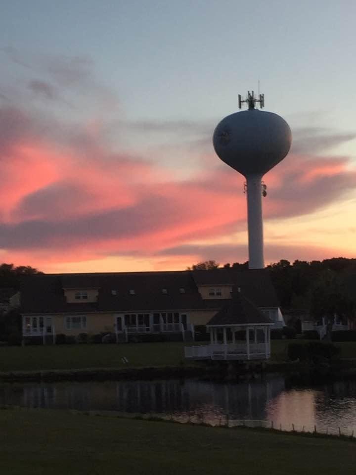 Red skies yesterday.