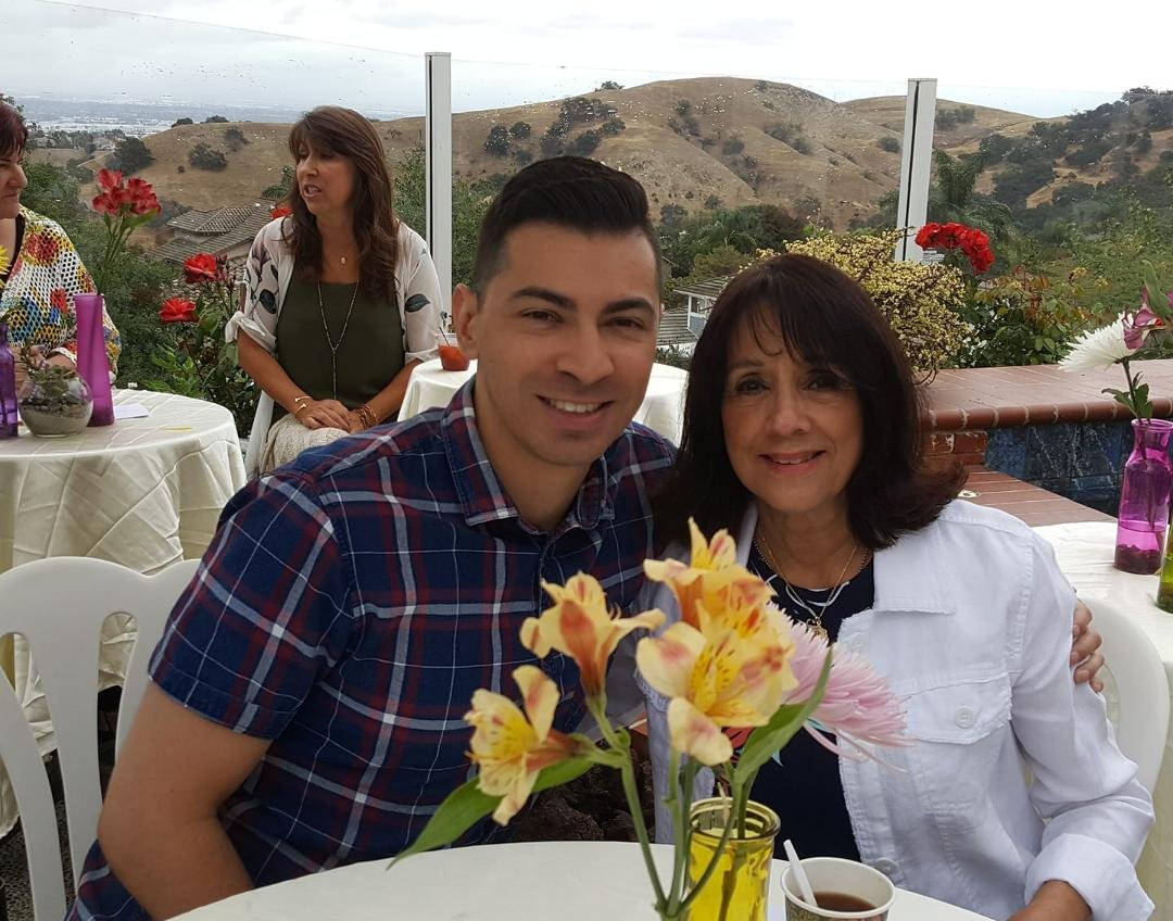 I really like this mothers day breakfast picture of a grandson (Andrew Ram) and grandmother (Toni Ram) starting off the day in Chino Hills. Life is good.