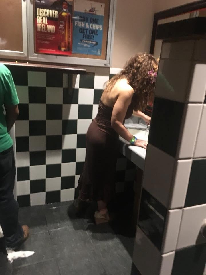 Fado men’s room 
Happy St. Patty