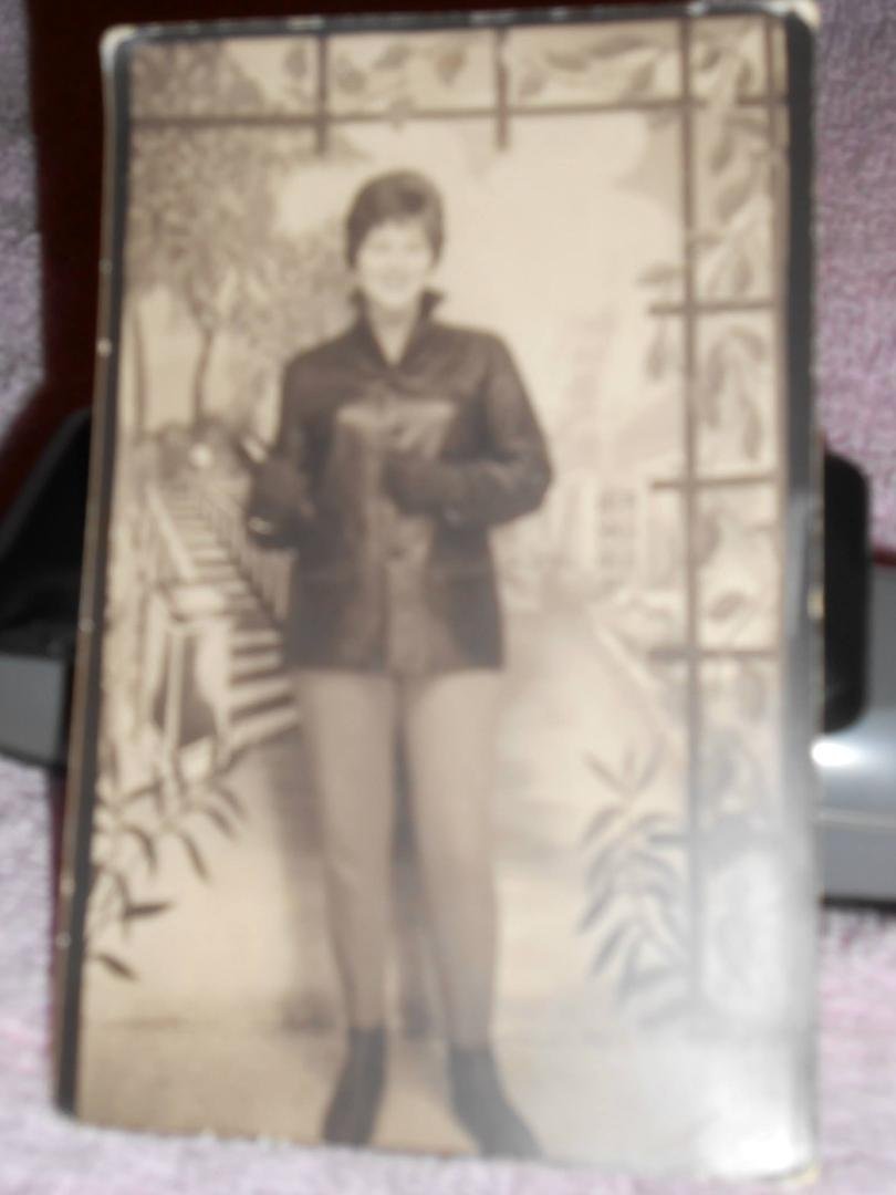 My BEAUTIFUL MAMA!! She had a Friend that took several pics of her,cannot find the others just yet.This is Beautiful!!