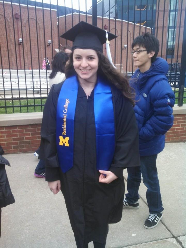 Rachel graduates