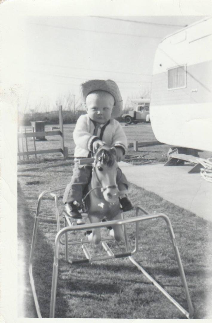March 1964, Gary the cowboy, Winslow, AZ