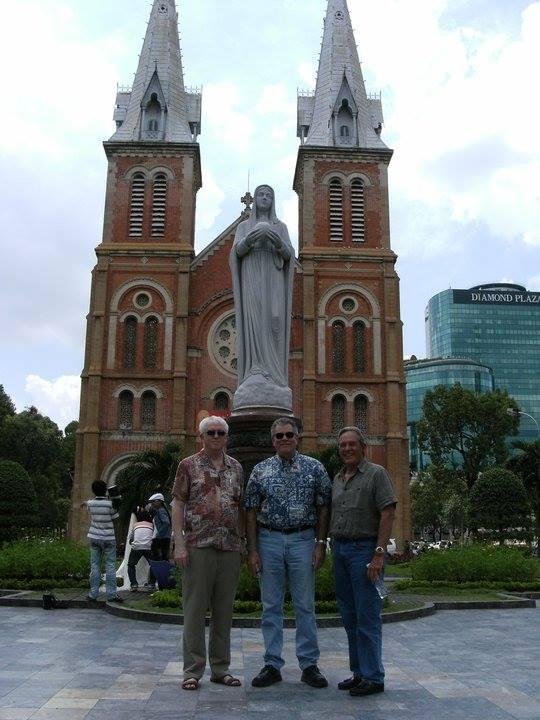 Howard Thrall and Jack La Rue in Ho Chi Minh City (Saigon), Vietnam