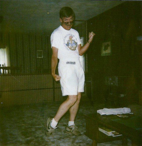 Life was different when I was single.  Look how dirty my house was!