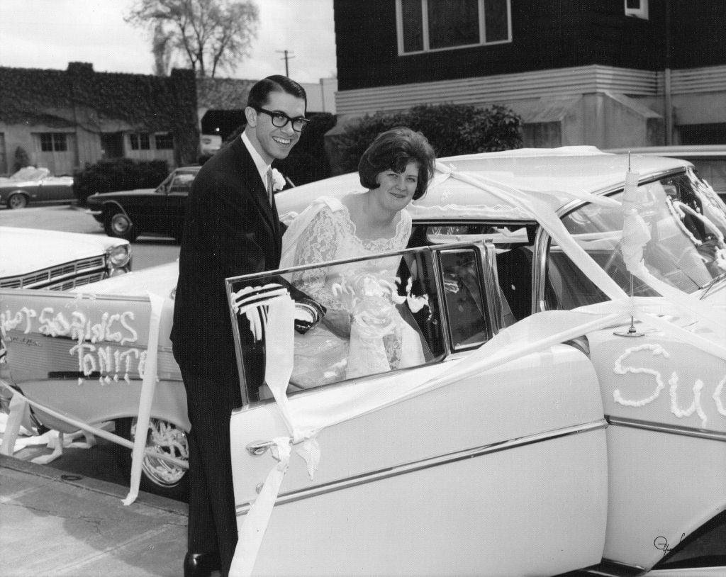 54 years today (only it was a Saturday) Vicky and I started out on our grand adventure together.