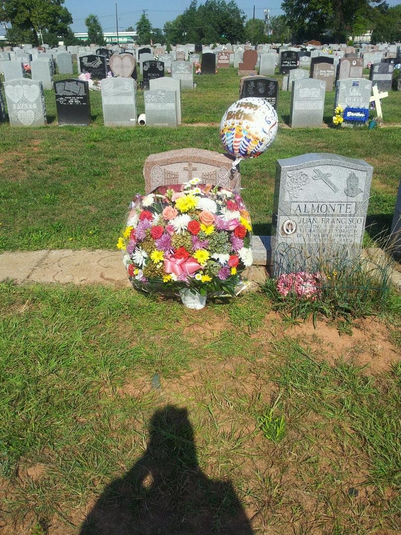 To is my mother Birthday, R.I.P. I'll always love you.