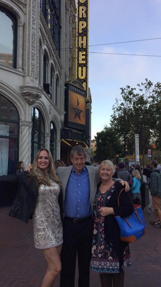 Hamilton with Calli and Joan