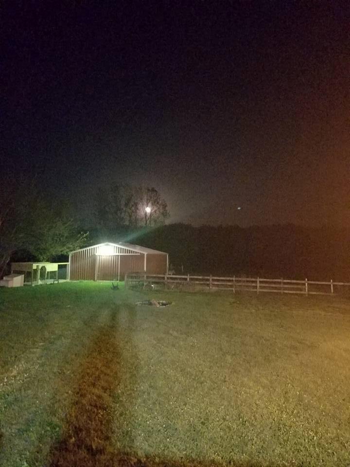 Moon tonight over Indiana.