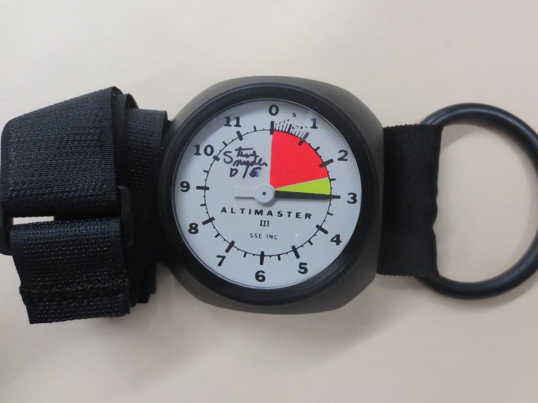 I am a lucky man to have this piece of Skydiving History as one of my Altimeters! Thanks to Mr. Roger Allen!!