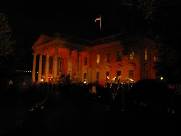 On the way up to the White House