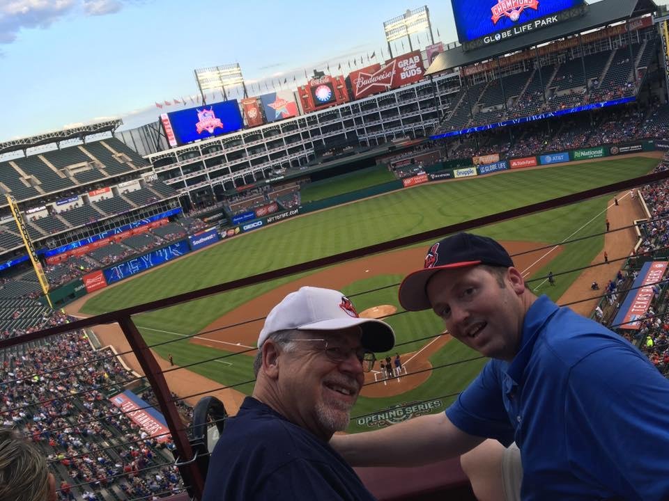 Enjoyed watching the game last night. My daughter-in-law Deidre Hildebrand Imthurn purchased the tickets for my son and I to go. Great game!