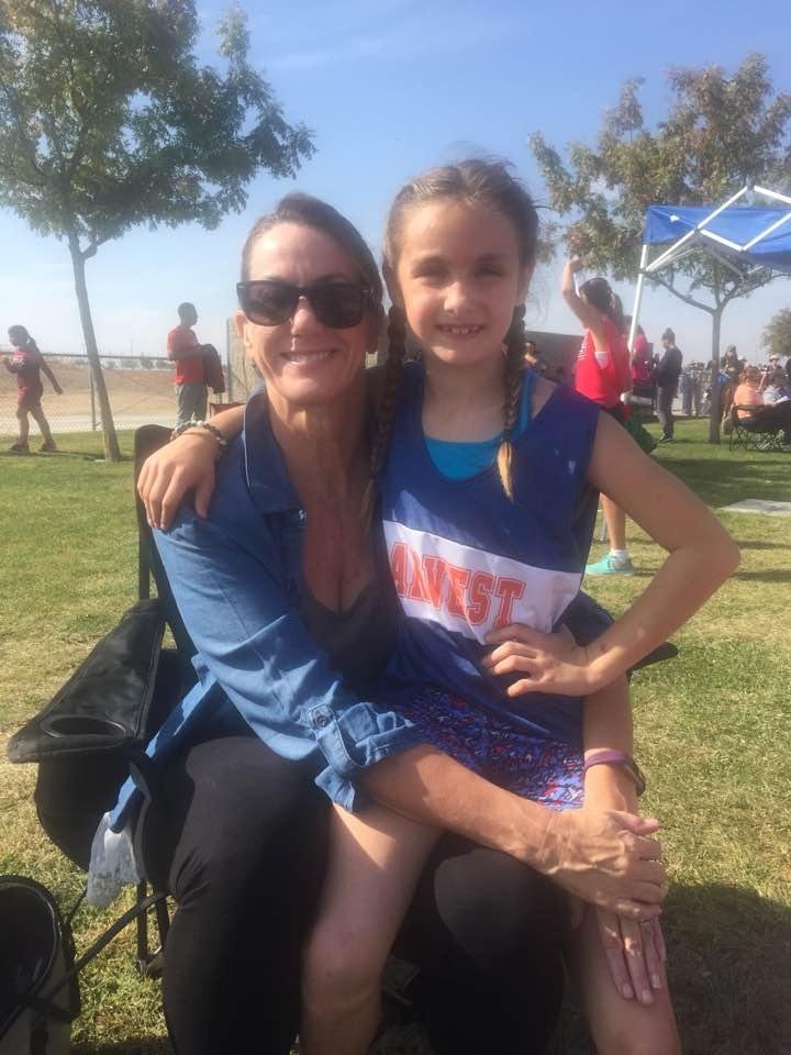 Caroline did a great job today. Ran with such heart.