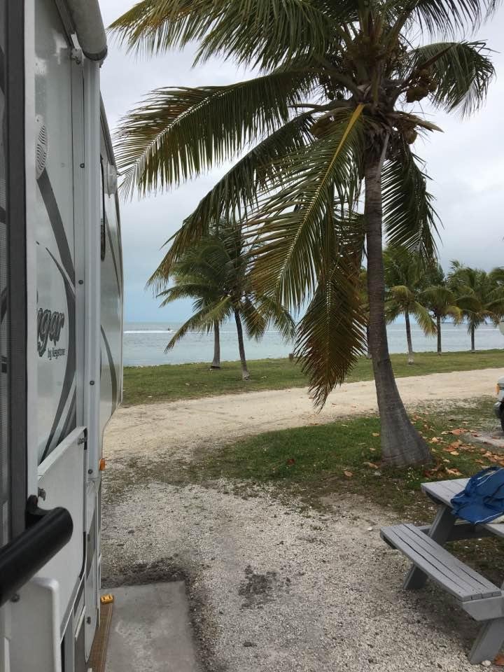New campsite . Great view!