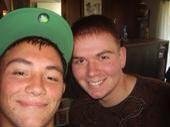 Nick and best friend Brandon love you both!