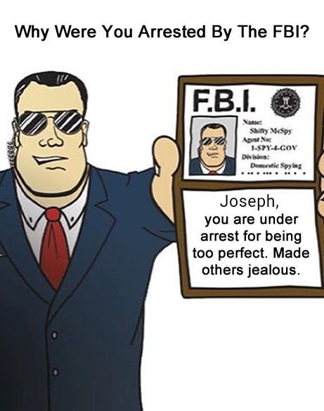 I will definitely not get arrested for being perfect.  lol !!