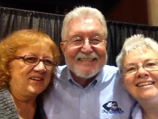Connecting with Dan and Betty Orr at Our World Underwater in Phoenix.