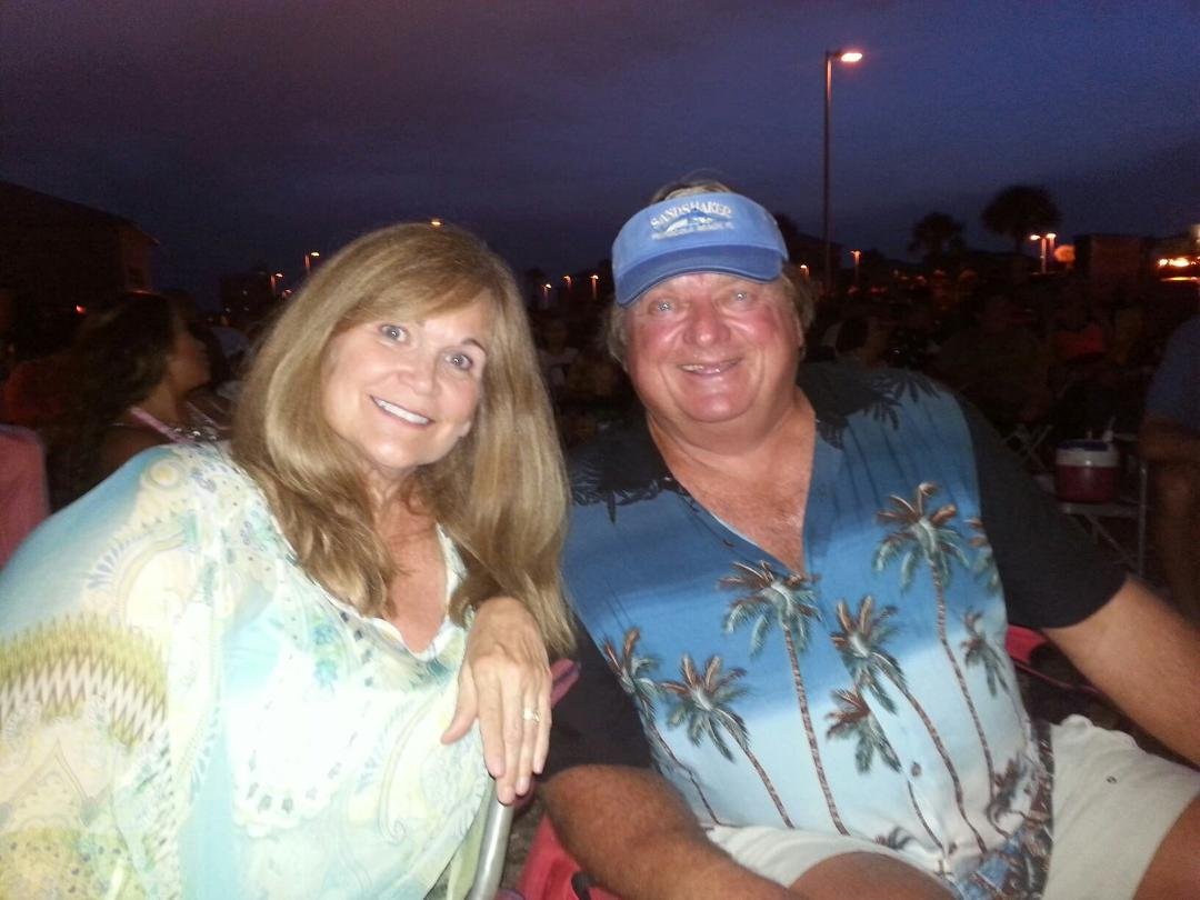 Barry Koehn & Cindy Mode Rogers at Pensacola Beach