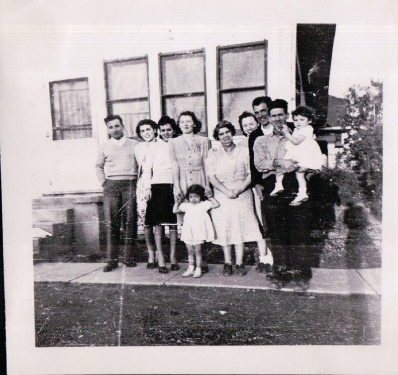 Uncle Manuel, Tita Catherine, Auntie Ann, Mom (Dorothy), Grandma, Aunt Joann, Uncle Vience, Papa..