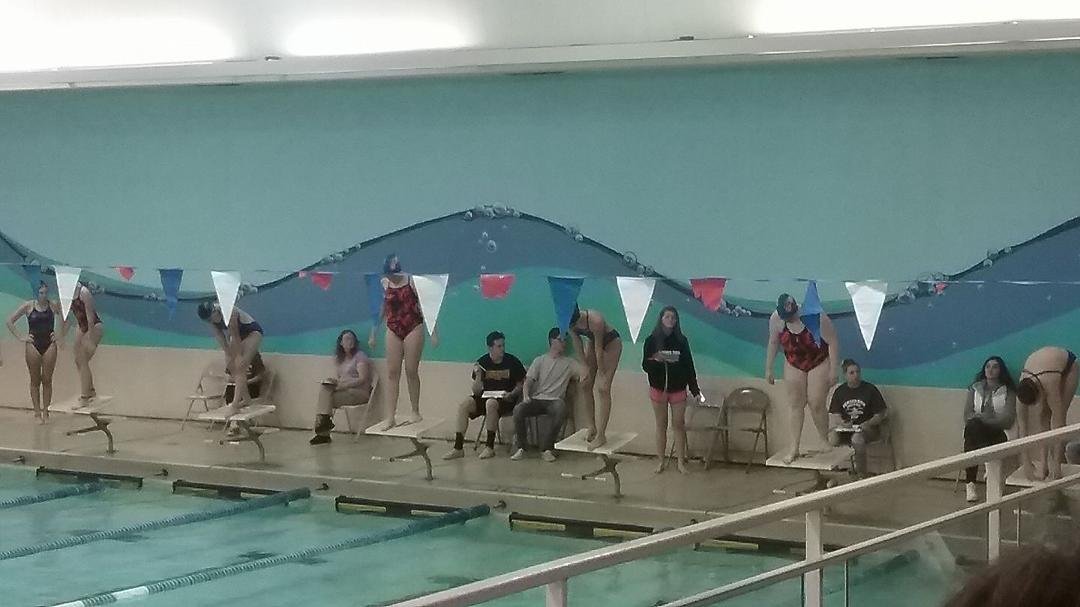 Girls varsity 100 meter breast stroke. Sumner HS vs Graham Kapowskin HS
