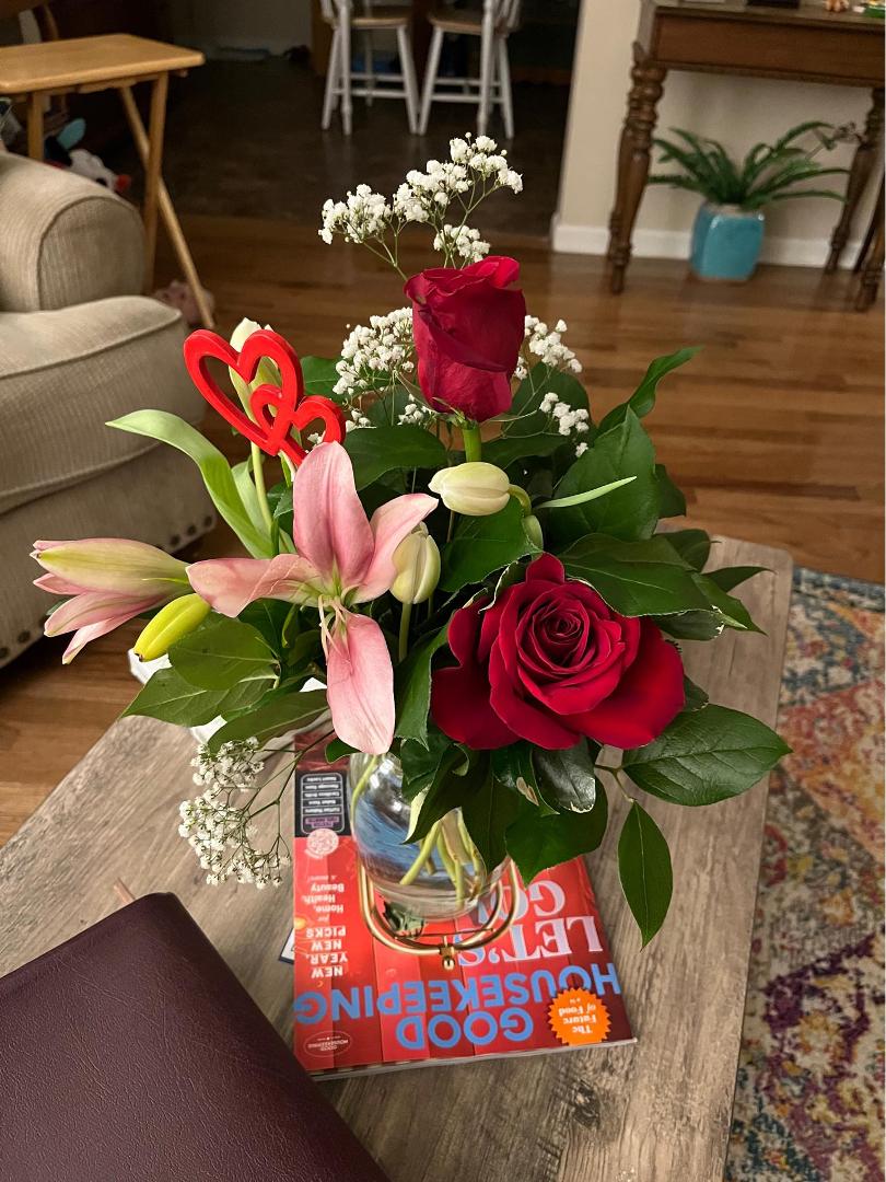 My wonderful son remembered his mom on Valentines Day!