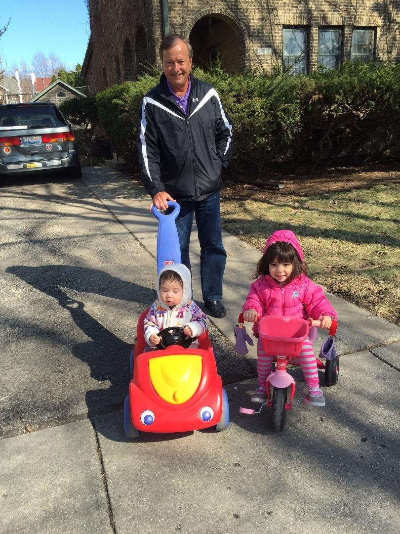 Going for a drive with my Granddaughters