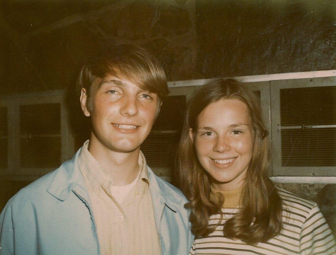 Looking through old photos . . .Early Chuck and Ann...summer of 69!