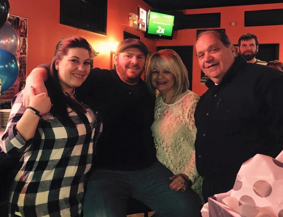 Celebrating with my future son-in-law on his 40th Birthday!