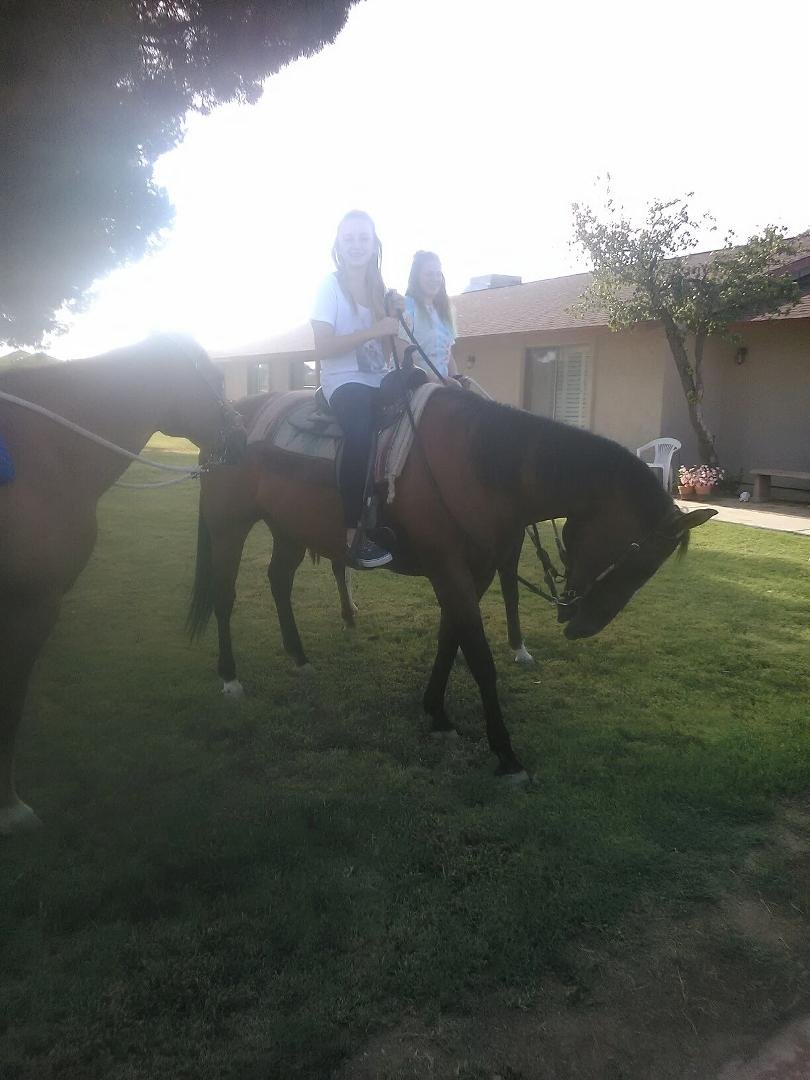 Having fun at grandmas house. Love these girl's