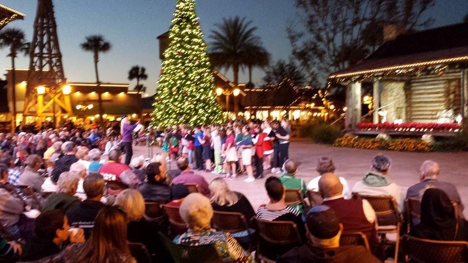 It was a beautiful night for a concert on the square by The Villages Charter School. The kids were great!