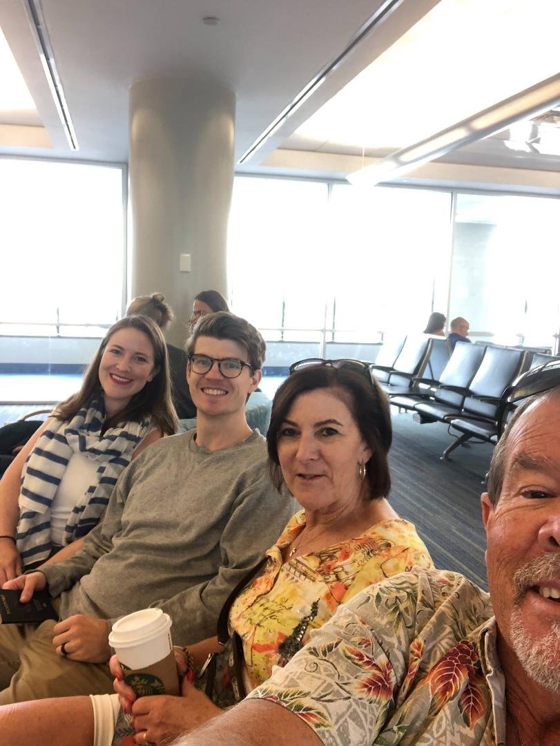 Just headed off to Bermuda with the fam
