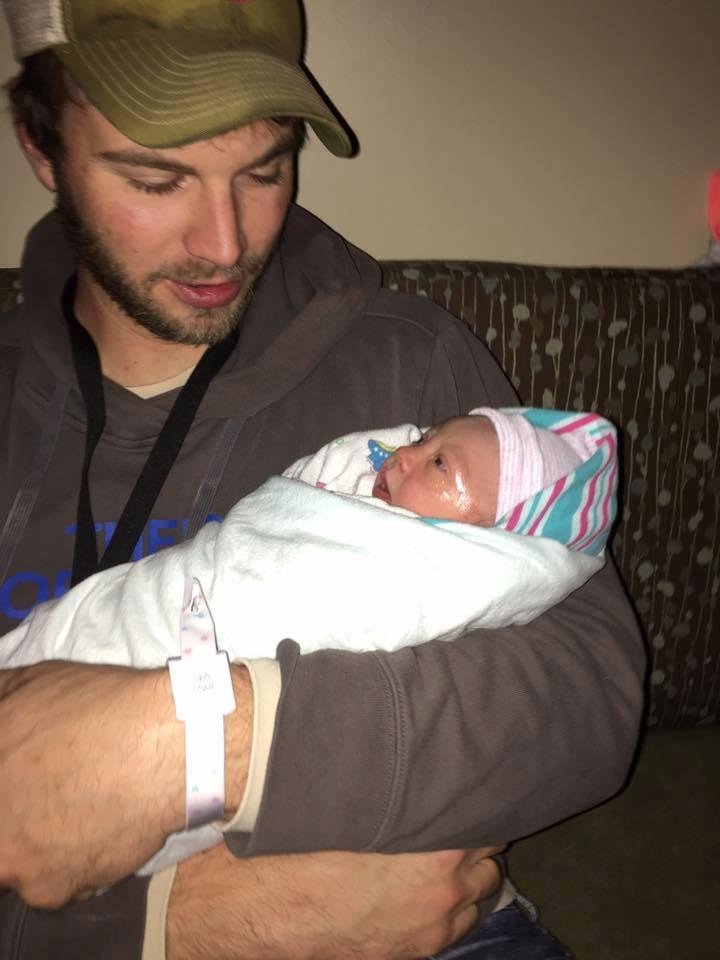 my son John Alan bates and new baby girl Remmee Kae Bates.