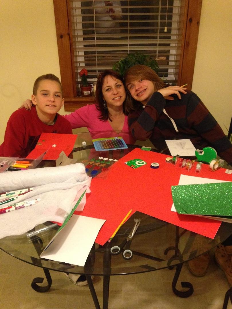 Making Xmas cards :)