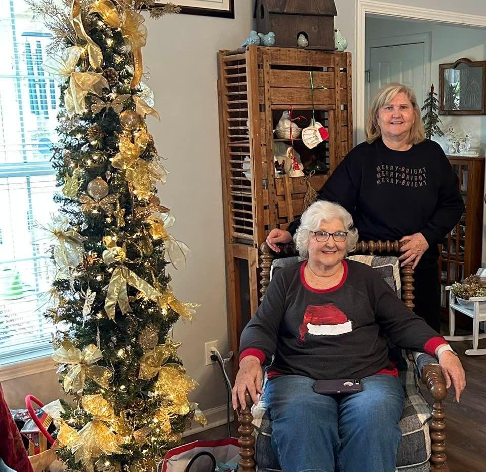 Christmas 2023. My sister and me.