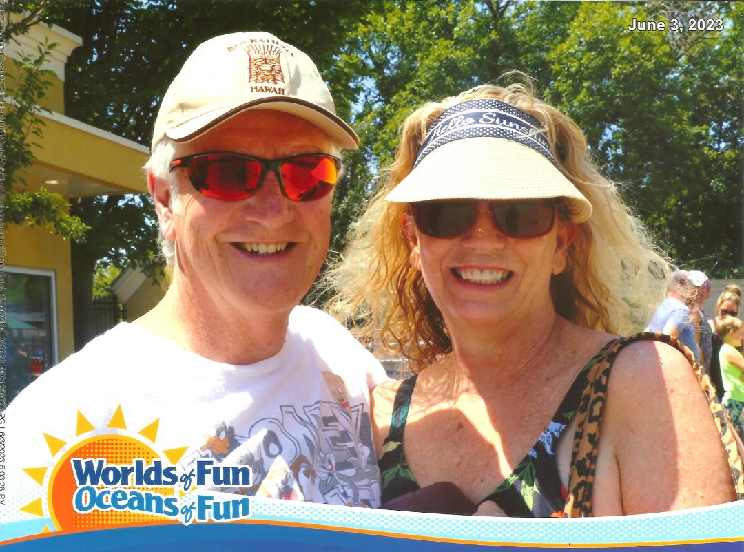 Yesterday was 48 years of marriage & fun, so we spent part of the day at Oceans of Fun. Just a relaxing time out.