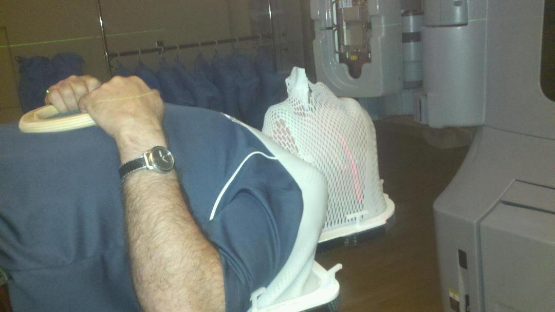 Me getting radiation
