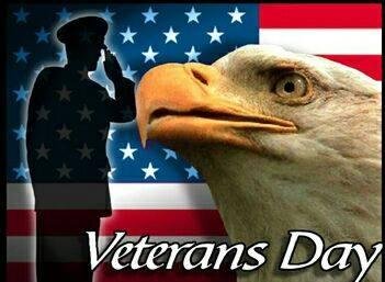 Happy Veterans Day to all our past, present, and future military personnel. Your service and sacrifice is appreciated.