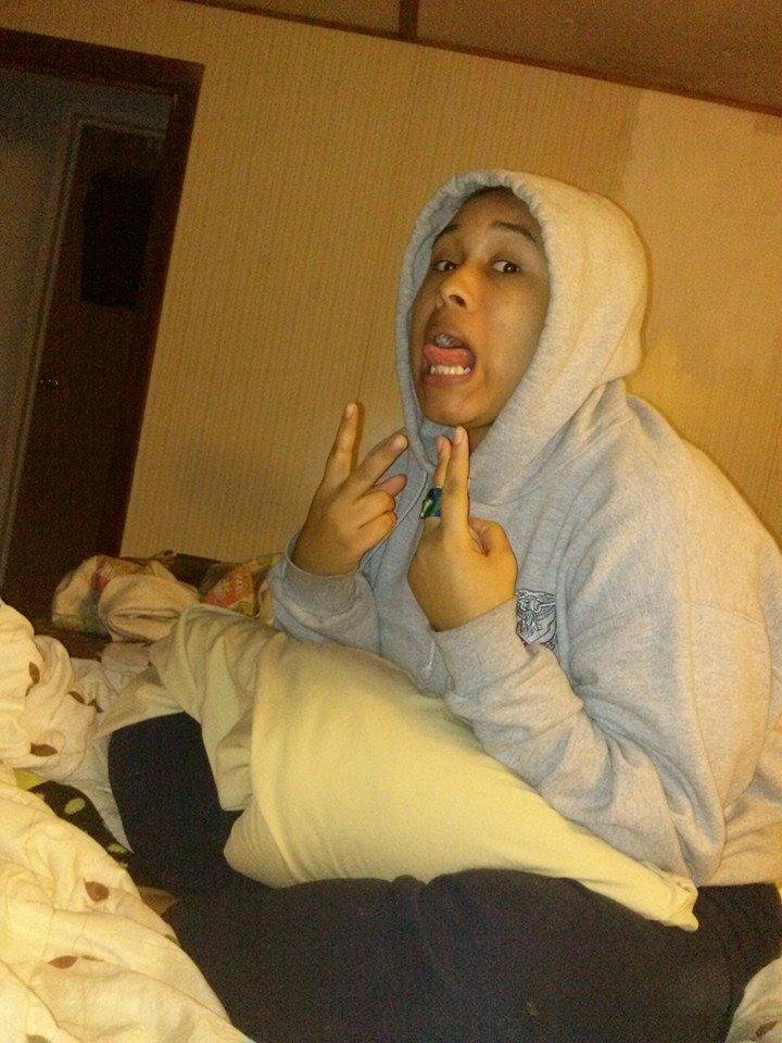 Katrina being silly