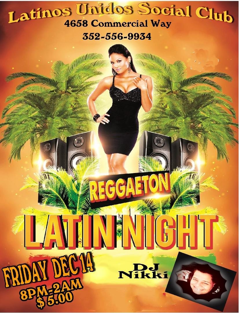 Come and join us for our first reggaeton night