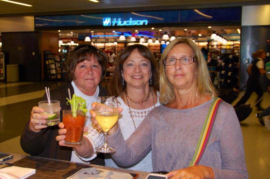 Made it to JFK for our connection to Athens. Let the Greek Goddess tour begin!