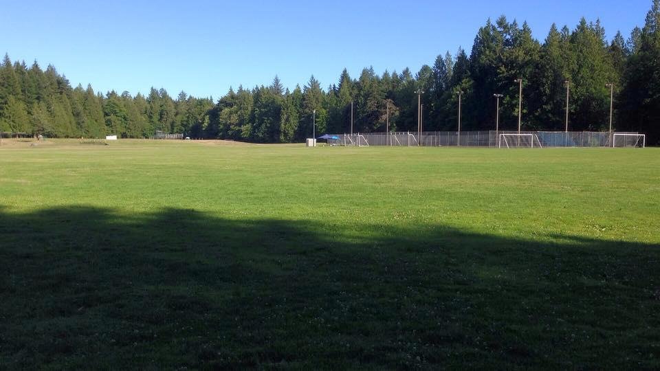 Just waiting for our 2nd practice of the day. Team camp with the Redmond Mustangs!
