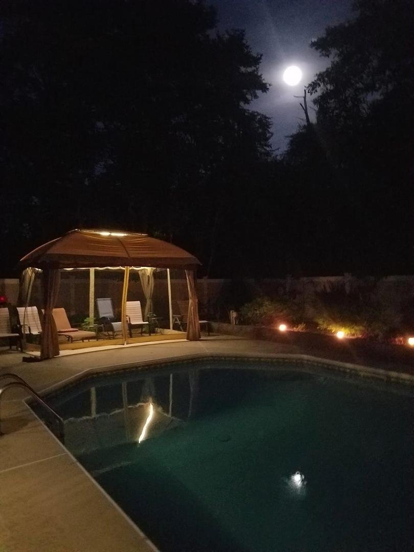 Perfect night for a swim.