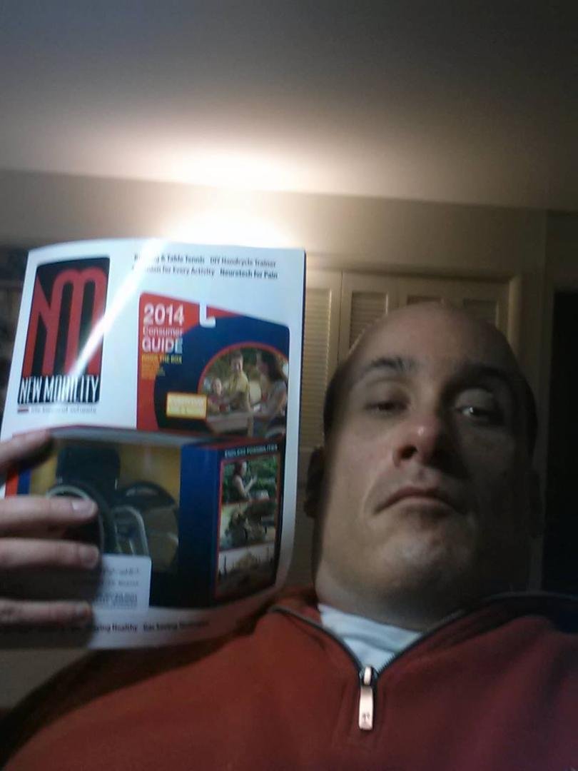 "The face of New Mobility Magazine, dare to dream!